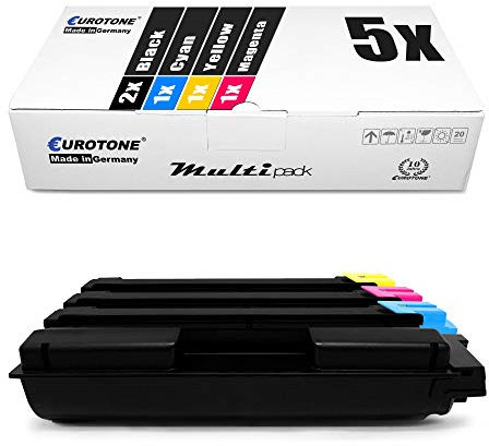 5X Müller Printware XXL Toner im Set für Kyocera Ecosys M6230cidn M6230cidnt M6630cidn P6230cdn ersetzt TK-5270K TK-5270C TK-5270M TK-5270Y TK5270 CMYK