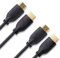 Cablesson Basics 2 Pack x 3m HDMI Cable 2.0 18Gbps 4K Ultra HD High Speed HDMI Cable Compatible with Apple Fire TV, TV, Xbox, PlayStation, Arc, 4K UHD 2160P HD Video 1080P, 3D, Ethernet, PS3, PS4