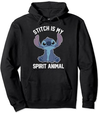 Disney Lilo & Stitch My Spirit Animal Text Pullover Hoodie