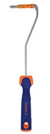 proventa® Profi Steckbügel für Heizkörperwalzen, 28 cm, innovatives Klick-System, ergonomischer Soft-touch Griff