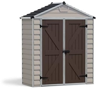 Palram Canopia SkyLight Shed 6x3 Durable Storage Tan