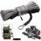 Iriisy Corda Sintetica per Verricello 6 mm x 15 m 7700lbs Fune DEDC Cavo Verricello Universale per SUV, ATV, UTV, Fuoristrada, Camion, Barche, Grigio