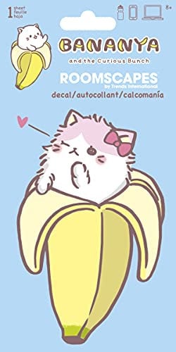Trends International Bananya - Anime Sticker - Mehrfarbig - 20.3 cm x 10.2 cm - Aufkleber (1) - Alle Altersgruppen