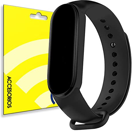 ACTECOM Bracelet de rechange pour montre connectée Xiaomi Mi Band 6 5 Noir