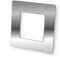 Single Light Switch Surround Acrylic Finger Plate Panel Socket (Silver Mirror)