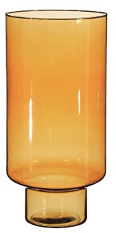 MICA Decorations Fallon Vase aus recyceltem Glas, braun, h50 x d24 cm, dekorative Vasen, Mehrfarbig, einzigartig