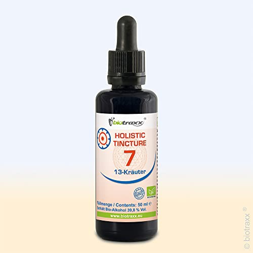 Biotraxx Unterstützung bei Lyme-Borreliose - Holistic Tinktur 7-13 Kräuter Intensivkur - 50 ml