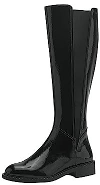 Tamaris Femme Damen 1-1-25518-41 Bottine, Noir Verni, 37 EU