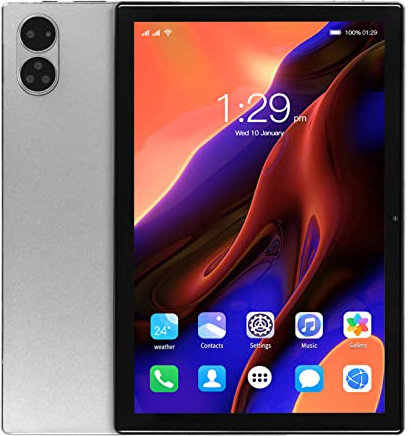 Sxhlseller Tablette 2 en 1 2023 la Plus Récente, 10. Tablette 1 Pouce pour Android 12, 8 Go de 256 Go de ROM Processeur Quad Core, Double Carte SIM 4G Tablette Cellulaire avec