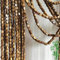 KGUDYS Naturel Rideau De Porte en Bambou pour Porte,Rideau De Porte Perles Fait Main,Rideau à Mouche Suspendu Panneau De Moustiquaire,Rideau De Porte en Bambou en Bois,sur Mesure,90strands(90x220cm)