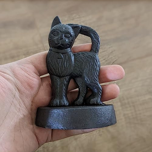 Cat Cast Iron Vintage Metal Doorstopper Heavy Door Wedge Shabby Chic Stopper Stop Home Decoration