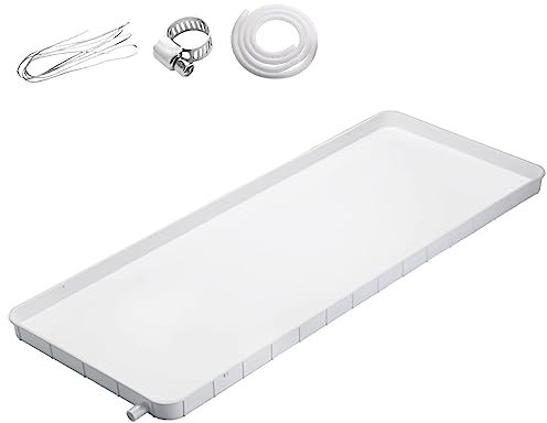 Unidad Externa de Aire Acondicionado Bandeja de Drenaje de Condensado, Bandeja de Goteo de Plástico, Kit de Drenaje de Aire Acondicionado de Ventana Universal, Bandeja de Goteo de Aire Acondicionado P