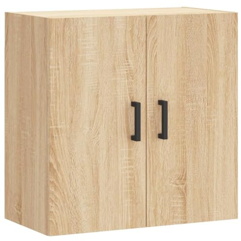 vidaXL Wandschrank, Hängeschrank mit viel Stauraum, Wandmontage Badschrank Medizinschrank, Aufbewahrungsschrank für Wohnzimmer, Sonoma Eiche Holzwerkstoff