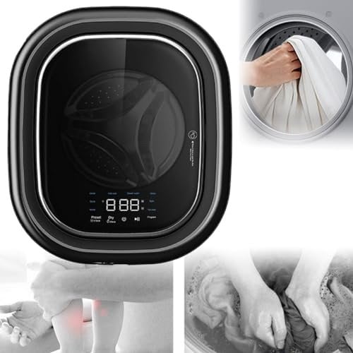 Fully Automatic Washing Machine and Dryer, URG Front Washing Machine, Wall-Mounted Electric Compact Washing Machine, High Temperature Boiling Washing, for Bathroom, Kitchen