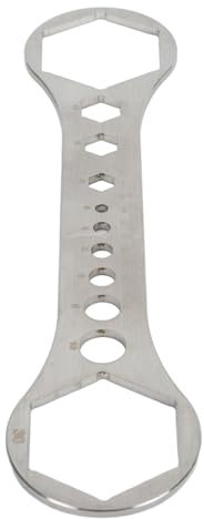 Chiave per Forcella Bici, Acciaio Inossidabile, Design Ergonomico, Compatta e Portatile, Pregevole Fattura, per Mountain Bike con Forcella Pneumatica (30‑32 mm/1,18‑1,26 pollici)
