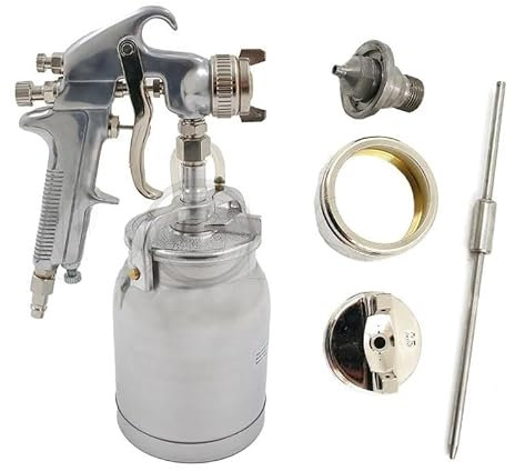 Abac Kit Aerografo Professionale completo di ugello 2,5 mm