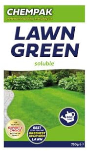 Chempak® Lawn Green Fertiliser - Rapid Greener for Small Lawns - High Nitrogen Soluble Feed for Spring - Easy Application – 2X 750g by Thompson & Morgan