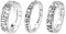 Yoimckay Anime Element Design Ringe, 3 PCS Anime Ringe Set, Luffy Zoro Anime Schmuck, Portgas D Ace Ring, Verstellbares, Merch, Cosplay Geschenk für Anime Fans Teenager, Silbrig