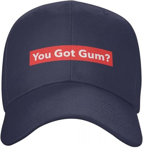RYVOWETP Baseballkappe Snapback Sonnenhut You Got Gum VIP Baseball Cap Golfmütze Mann Luxus Cap Snapback Cap Mütze für Männer Frauen Geschenk