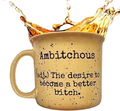 Ceramic Coffee Mug - Tea Cups With Words, Autumn Themed Mugs Coffee Mug With Words Written On - Comfortable 400ml Coffee Mug With Funny Quotes | Mug With Anti-Sciv Bottom