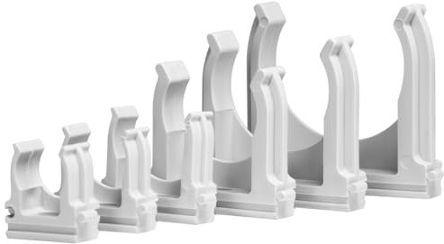 20 Stück Klemmschellen für Isolierrohr Ø 16 20 25 32 40 50 mm Quickschellen Rohrschellen (20, Ø 32)