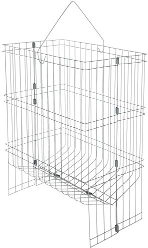 Kerbl Kleintierraufe klein – Metall, Silber (Abmessung 36 x 24 x 50 cm, Gewicht 0,22 kg) 73199