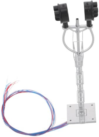 Warmhm Modellbahn Signalleuchte Ampelleuchte Modellbahnbeleuchtung Modelleisenbahnbeleuchtung Signalleuchte Mini Ampel Ampel Edelstahl