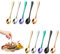 Stainless Steel Tiny Spoons, 3 x 0.6 Inch Cute Spice Mini Spoons, Practical Small Spoon for Spices Jars, Condiments, Salt, Sugar, Honey (10)