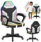 huzaro Ranger 1.0 | Kinder Gaming Stuhl Drehstuhl LED RGB Ergonomisch | Höhenverstellbar | Huge Mesh Stoff | Mit Armlehnen & Rollen | Kinderschreibtischstuhl | Für Kinder 80–150 cm | 1 Stück