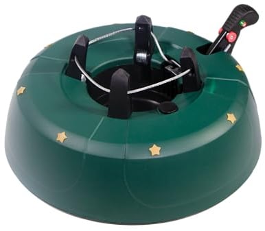 mgc24 Weihnachtsbaumständer Christbaumständer Grün, für Bäume bis 2m | mit Wassertank, Einseiltechnik, Fußhebel, Kindersicherung, Wasserstandsanzeige & Schnellspannsystem