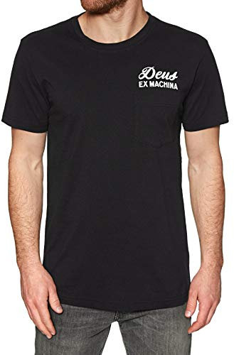 Deus Ex Machina Mens Venice Address T-Shirt, Small, Black