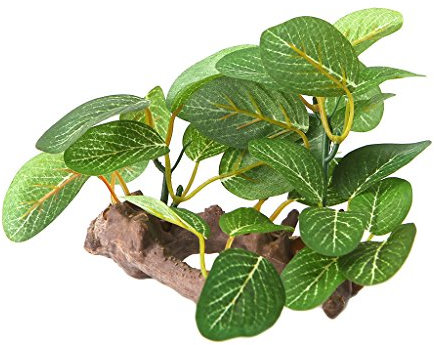 Mya 1Pc Plantes Artificielles Terrarium Reptile Habitat Artificielle Plante en Plastique pour Décoration D'ornement D'aquarium