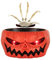 KI Store Dolci di Halloween Porta Caramelle Animato Scheletro di Zucca Fantasma con Occhi Luminosi a LED per la casa stregata la Decorazione più Spaventosa per Halloween