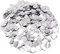 CYIOU 100g/14000 Stück Silber Konfetti, Rund, 15 MM, Hochzeit, Romantik, Plastic