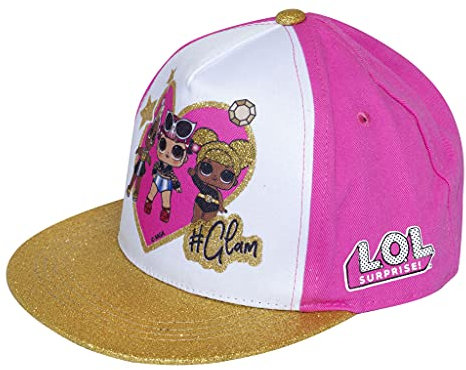 Popgear LOL Surprise Glam Baseball Kappe, Mädchen, One Size, Mehrfarbig, Offizielle Handelsware
