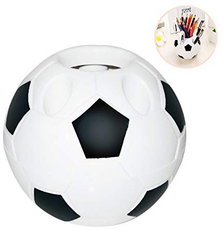 Roexboz Fußball-Stifthalter, kreativer Stifthalter, Fußball, Kinder, Stiftehalter, Stiftebox, Schreibtisch, Kinderschreibtisch, Organizer, Stifte, Büro, Aufbewahrungsbox