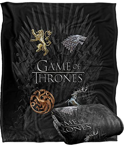 Game of THRONESGame of Thrones Seidige Kuscheldecke, Optimalweich, 152 x 127 cm
