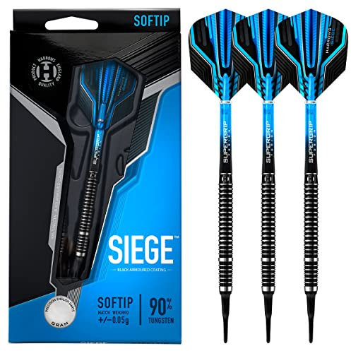 Harrows siege dartpfeile aus 90 % wolfram, weiche spitze, 18 st?ck
