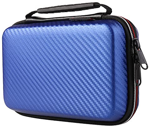 Diabetiker Tragetasche mit Griffband für Blutzuckerteststreifen, Medikamente, Blutzuckermessgeräte, Pillen, Stifte, USB-Kabel, Insulinspritzen, Nadeln, Lanzetten, Reisekits mit Hartschalenkoffer,