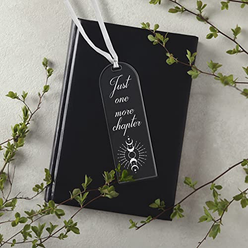 UNIQOOO Transparentes Acryl-Lesezeichen, 15,2 x 5,1 cm, 20 Stück, 1,5 mm dick, DIY-Acryl-Rohlinge, personalisiertes Tagebuch-Planer-Lesezeichen, Geschenk