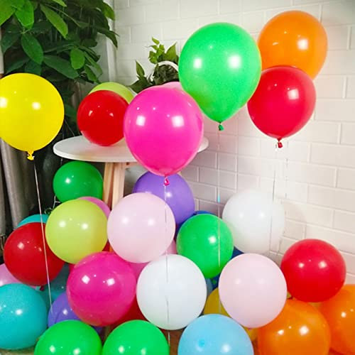 5 Zoll Luftballons Bunt,Regenbogen Kleine Latex Helium Ballons für Partys Deko-100 Stück