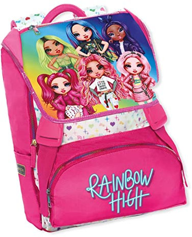 RAINBOW HIGH Rucksack erweiterbar, Rosa