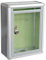 Gadpiparty Briefkasten Acryl Briefkasten Vorschlagsbox Abschließbar Abstimmungsbox Wandbox Briefkastenanlage Edelstahl Standbriefkasten Wand Sperrbox Anlagenbriefkasten Postfach Wanddeko