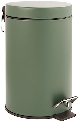 GELCO DESIGN poubelle 3l lady métal kaki