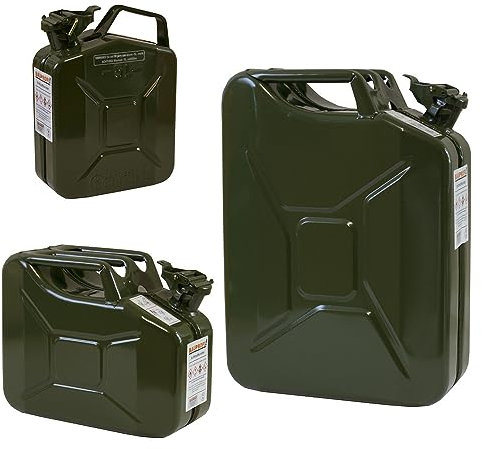 Bauprofi Stahlblechkanister 20L,10L, 5L oliv