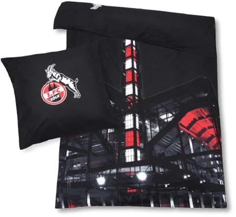 1. FC Köln Bettwäsche - Stadion - 2teilig 135 x 200 cm
