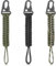 AYMQC Paracord Schlüsselanhänger Geflochtene Schlüsselband mit Karabiner Taktischer Hängende Schnalle für Outdoor Camping Wandern Jagd 3 Stück