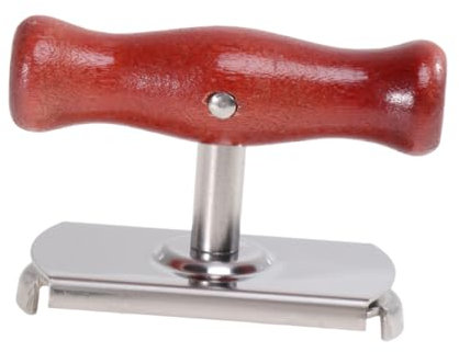 Ciieeo Deckelöffner Mit Einstellbarem Durchmesser Einfach Zu Verwendendes Glasöffner-werkzeug Edelstahl-holzgriff Für Bier