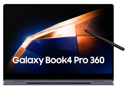 Samsung Galaxy Book4 Pro 360, Ordenador Portátil Convertible 16 HDR, Táctil y S Pen, Intel Core Ultra 5-125H, 16GB RAM, 512GB SSD, Intel ARC Graphics, Windows 11 Home, Gris, Teclado QWERTY Español