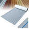 OSLEN 240 * 90cm Eva-Schaum Teakholz Boat Decking Sheet rutschfeste Matte Selbstklebende Marine Bodenbelag Teppich für Boote Yachten Schiffsdecks Schnellboote,1pc (Hellgrau über Blau)